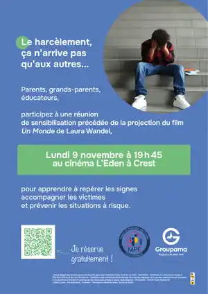 <p>🏫 Soirée sur le harcèlement scolaire Lundi 9 novembre 2026</p>